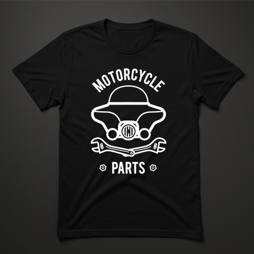 חולצה לאופנוענים, חולצת טי אופנוע, חולצה עם חלקי אופנוע, חולצת מכונאים, בגדי רוכבים