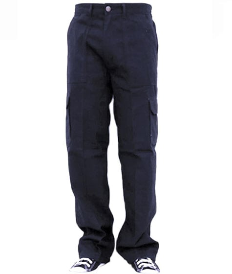 דגמח עבודה כחול כהה עם כיסים מרובים לעובדים מבית arena