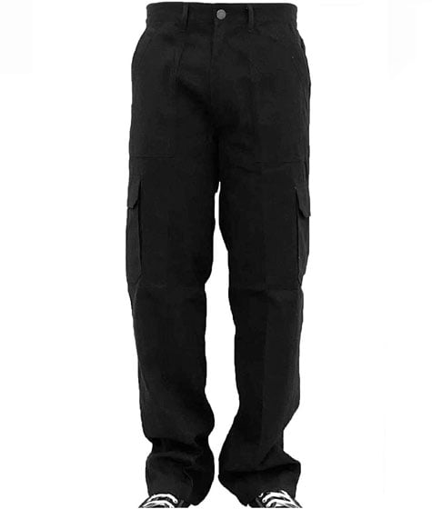 דגמח עבודה שחור עם כיסים מרובים מבית arena