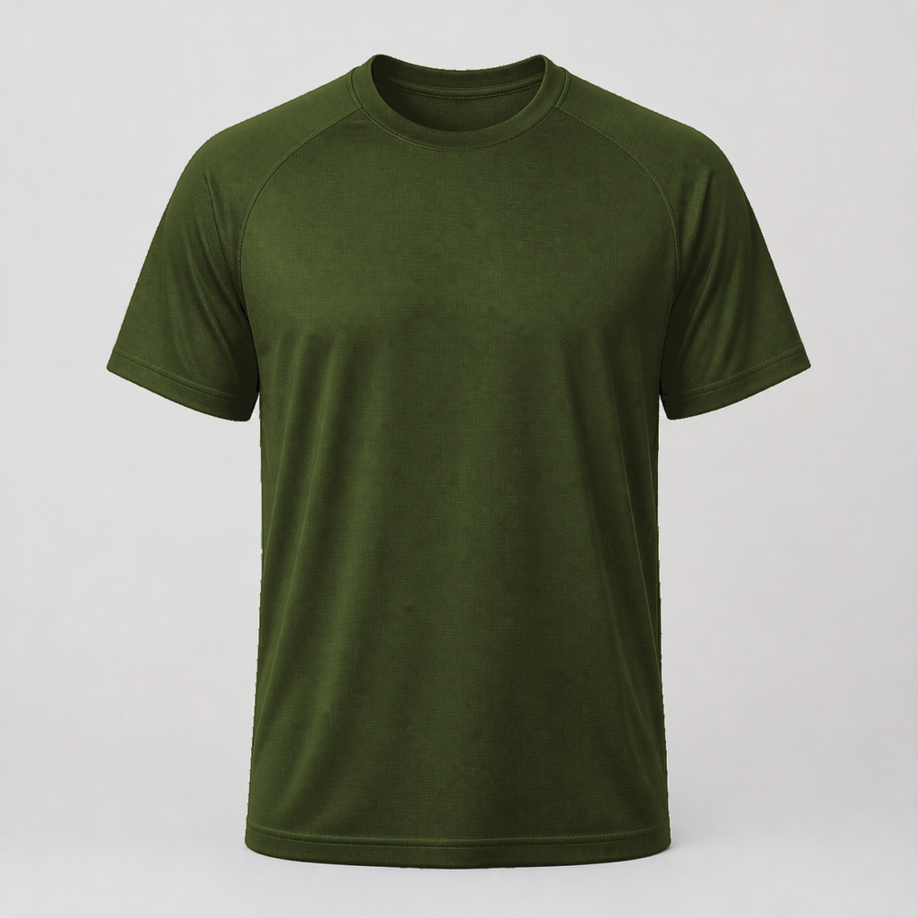 WB1529 dryfit redo olive-green front